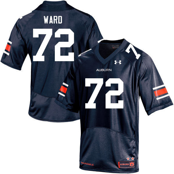 Auburn Tigers Men's Brady Ward #72 Navy Under Armour Stitched College 2021 NCAA Authentic Football Jersey CXO7674QV